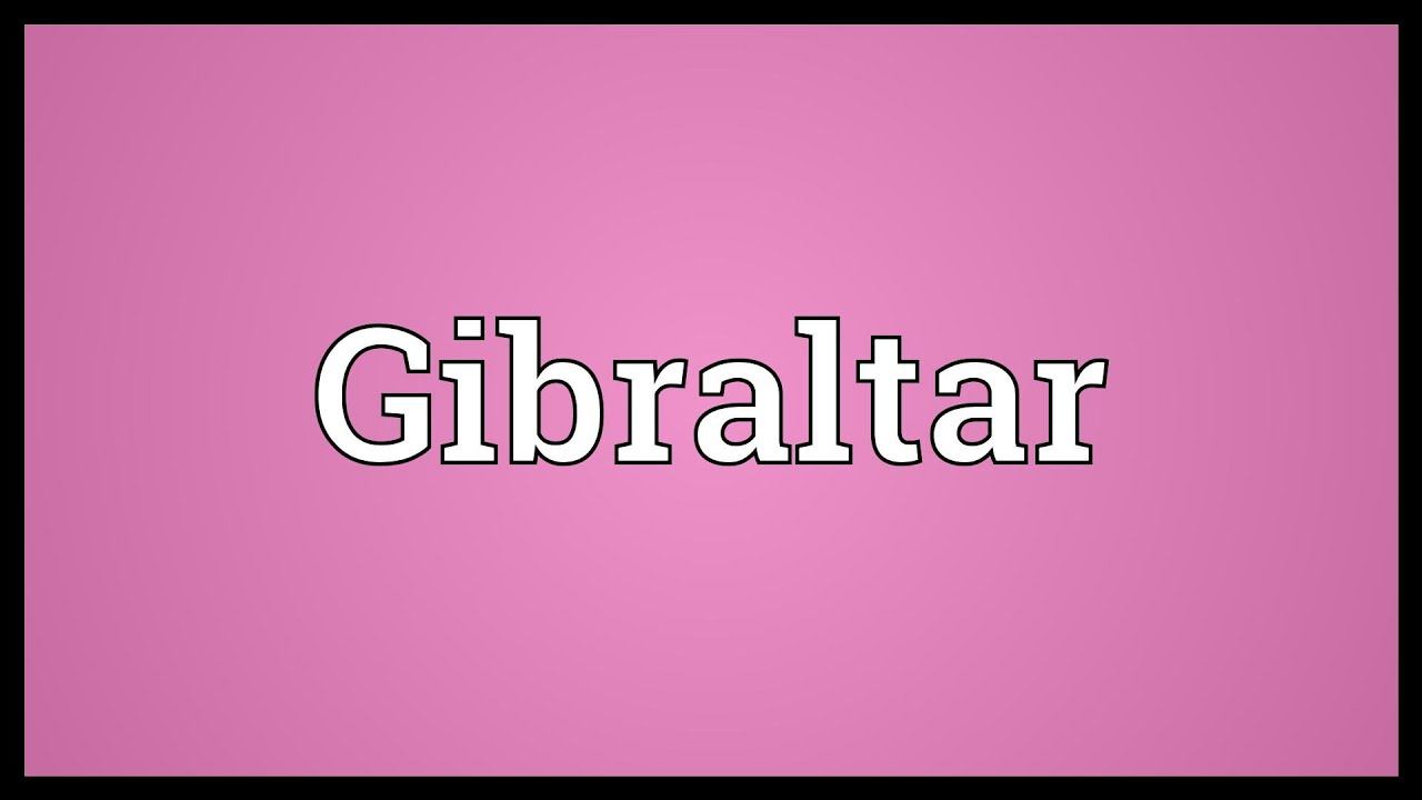 Tax Code 4 Gibraltar Meaning