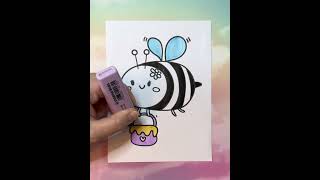 Famous 🐝🐝🐝Bumblebee colouring in #colouring #satisfying #relaxing #cute #colour #dumb dumb #shorts Profile