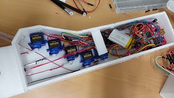 Robot hand with Atmega128 and flex sensor