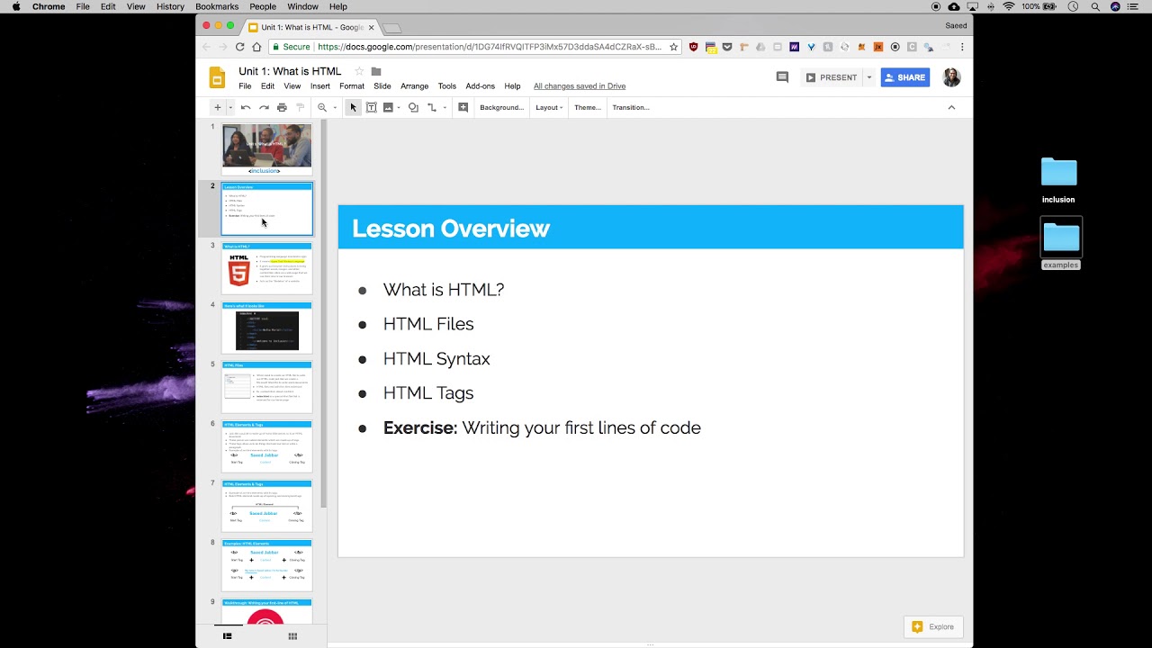 U1 Html Coding HTML Unit 1 Intro - YouTube