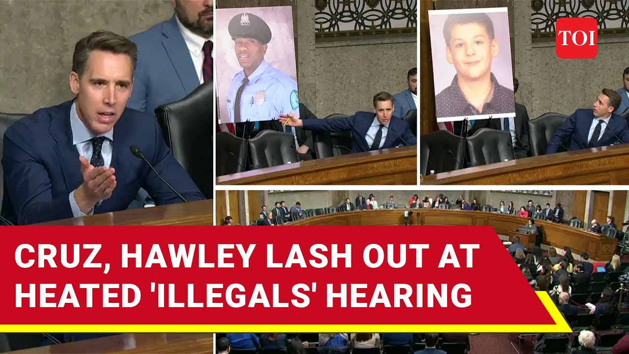 'You're Here To Answer… ': Josh Hawley Loses Temper At 'Mass Deportations' Senate Hearing