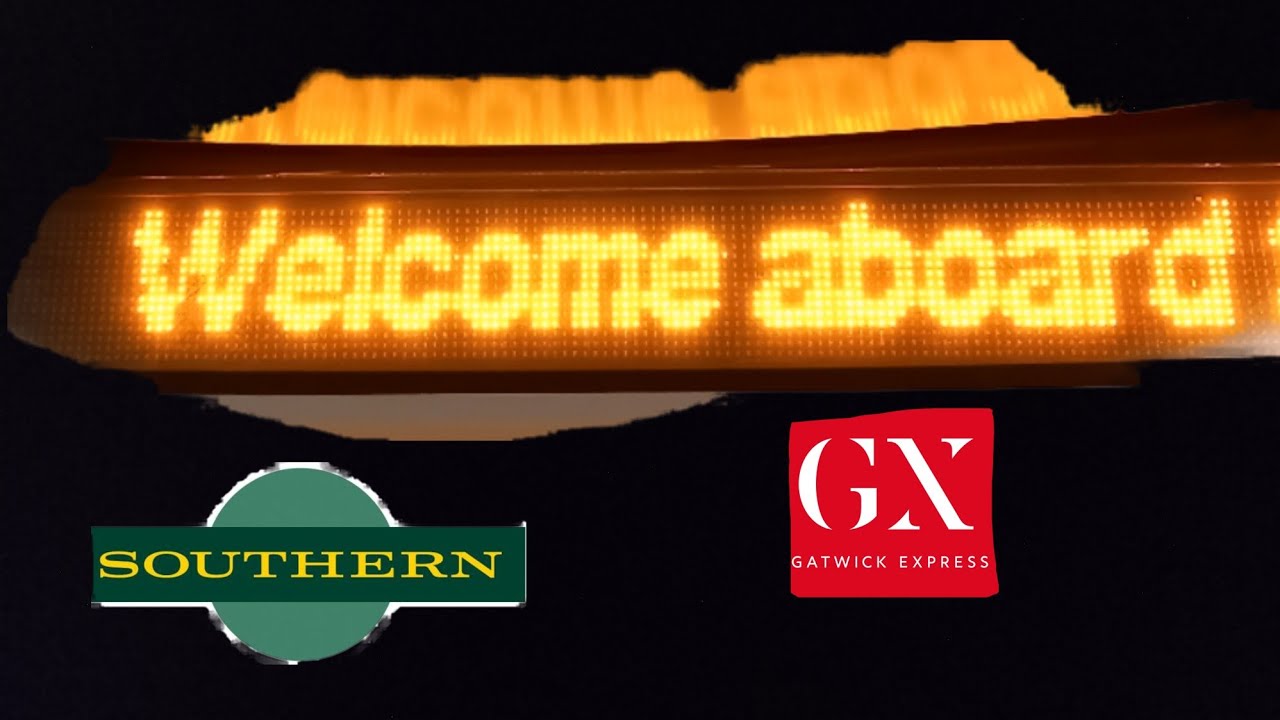 Southern Class 377 - 377/6 + Gatwick Express Class 387 Welcome aboard Chime Announcement Comparison