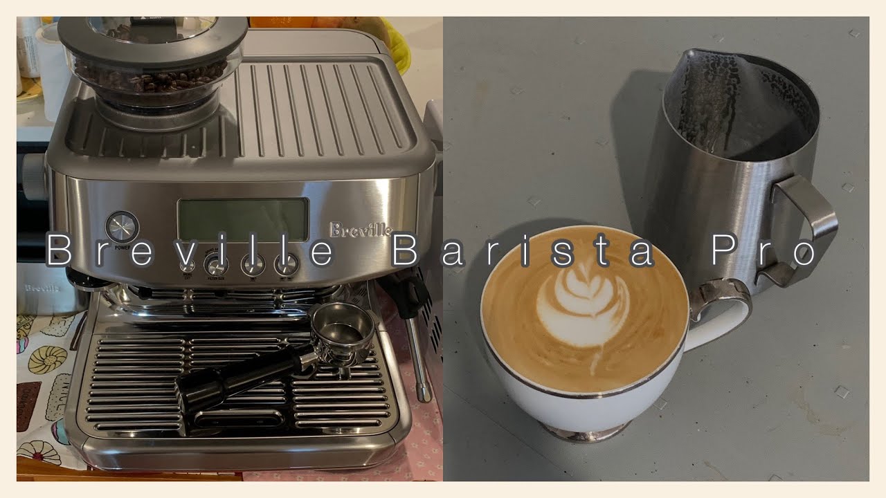 Breville Barista Pro Unboxing & Making Coffee (브레빌 878) YouTube