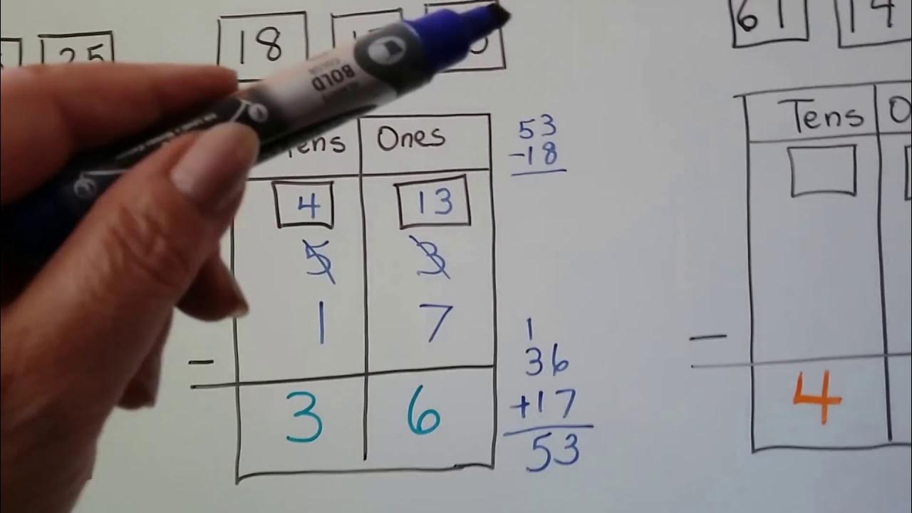 Grade 2 Math 6.14, Subtraction combinations - YouTube