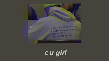 steven lacy - c u girl (lyric)