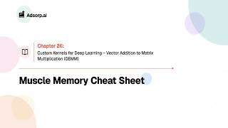 26.10 | Muscle Memory Cheat Sheet