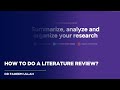 Tool for literature review