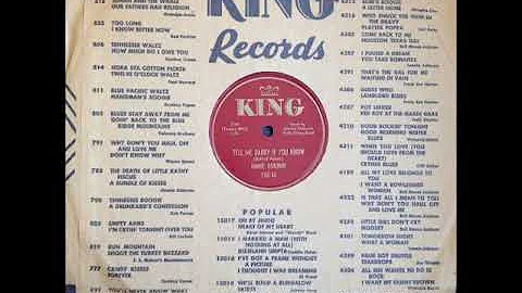 Tell Me, Daddy, If You Know  ~ Jimmie Osborne (1951)
