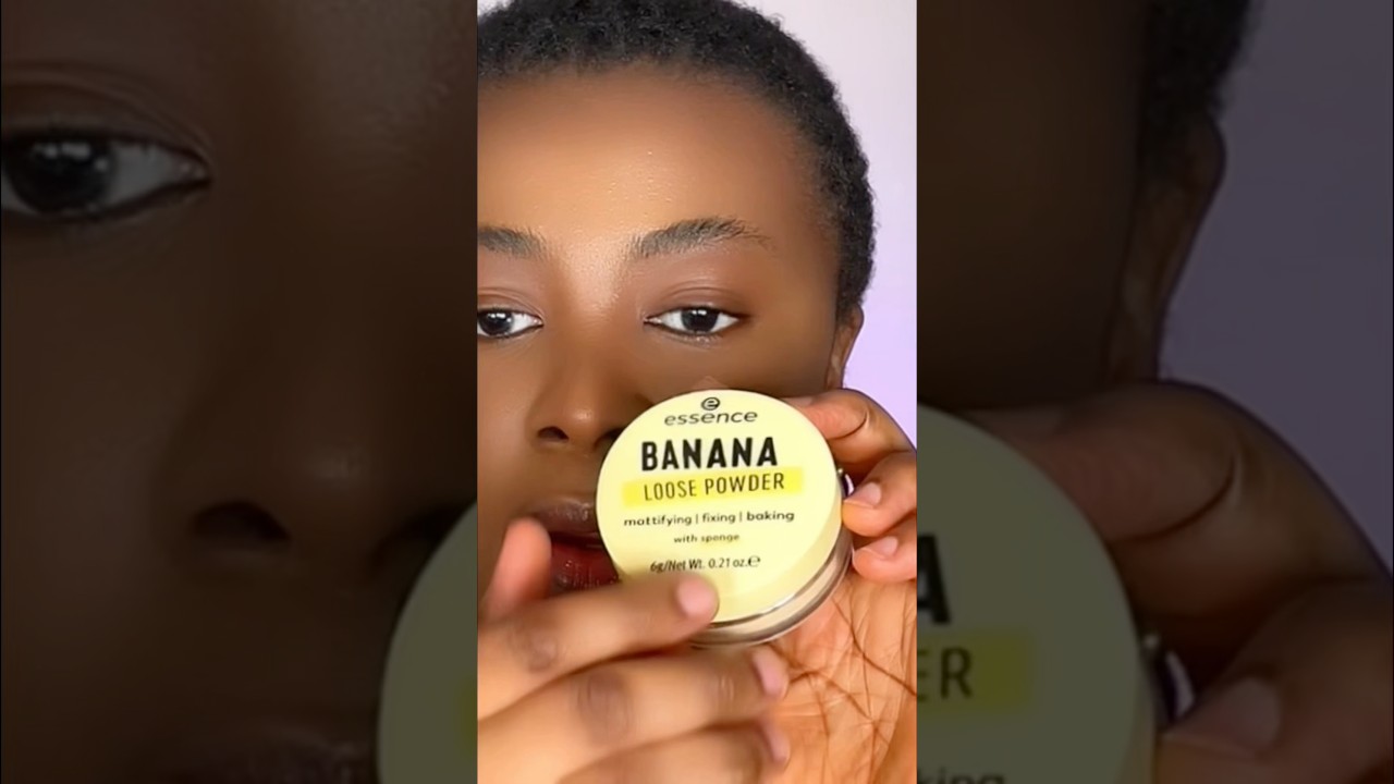 Essence Banana loose powder mattifying fixing baking #beautiful #makeup #shorts #beauty