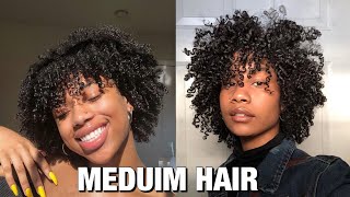 ❤️✨AMAZING MEDIUM LENGTH NATURAL HAIRSTYLES + EDGES | Natural Hairstyles 2k20