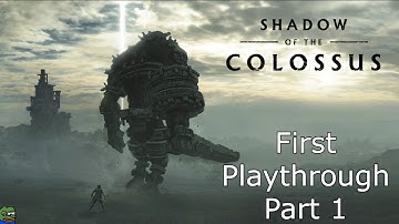 Shadow of the Colossus - First Playthrough - Part 1 - Ps4