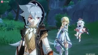 Genshin Impact Cutscene Razor Saved Me From The Slime In Wolvendom