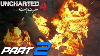 Uncharted 4 Multiplayer - Online Gameplay Session Part 2 - New Map (Open Beta)