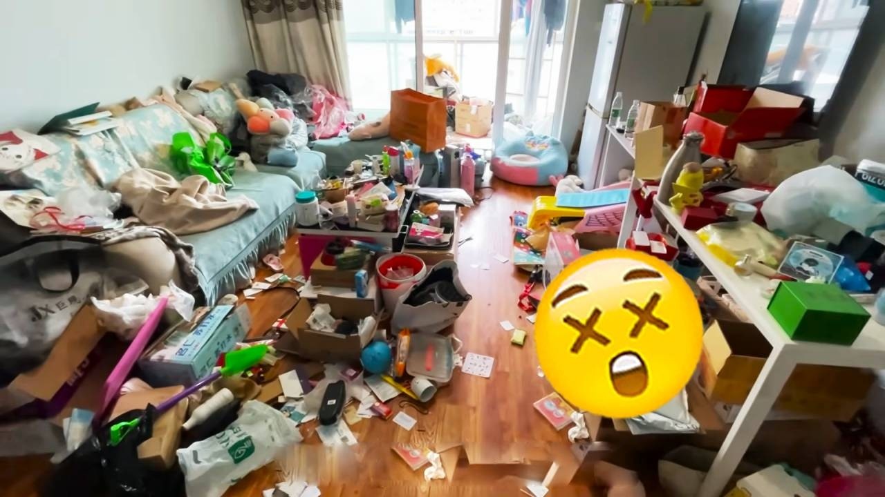 😥50,000 yuan in child support every month, living in a garbage dump