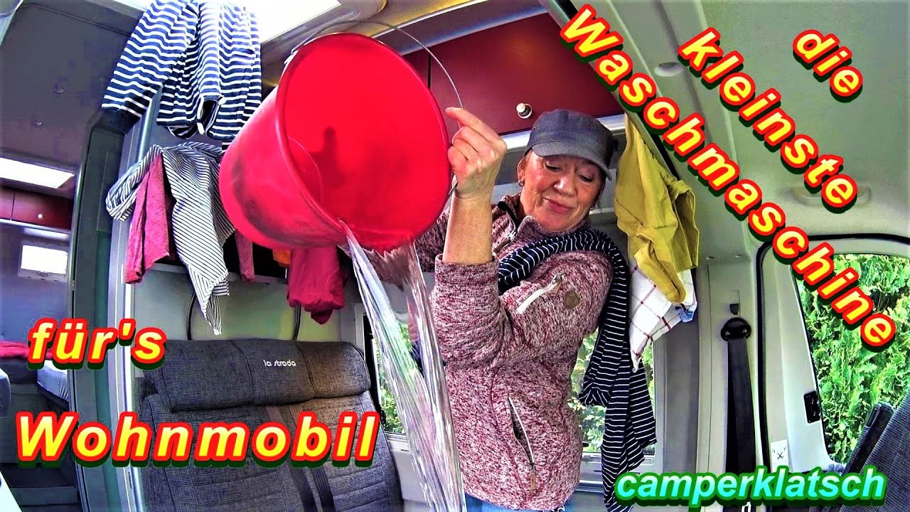 Einfach genial ❗️ kann jeder ❗️ Praxis Tipp 😍 Waschmaschine für Unterwegs im Kastenwagen Wohnmobil 🔥