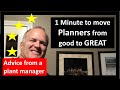 1 Minute lesson for Planners to move from good to GREAT results