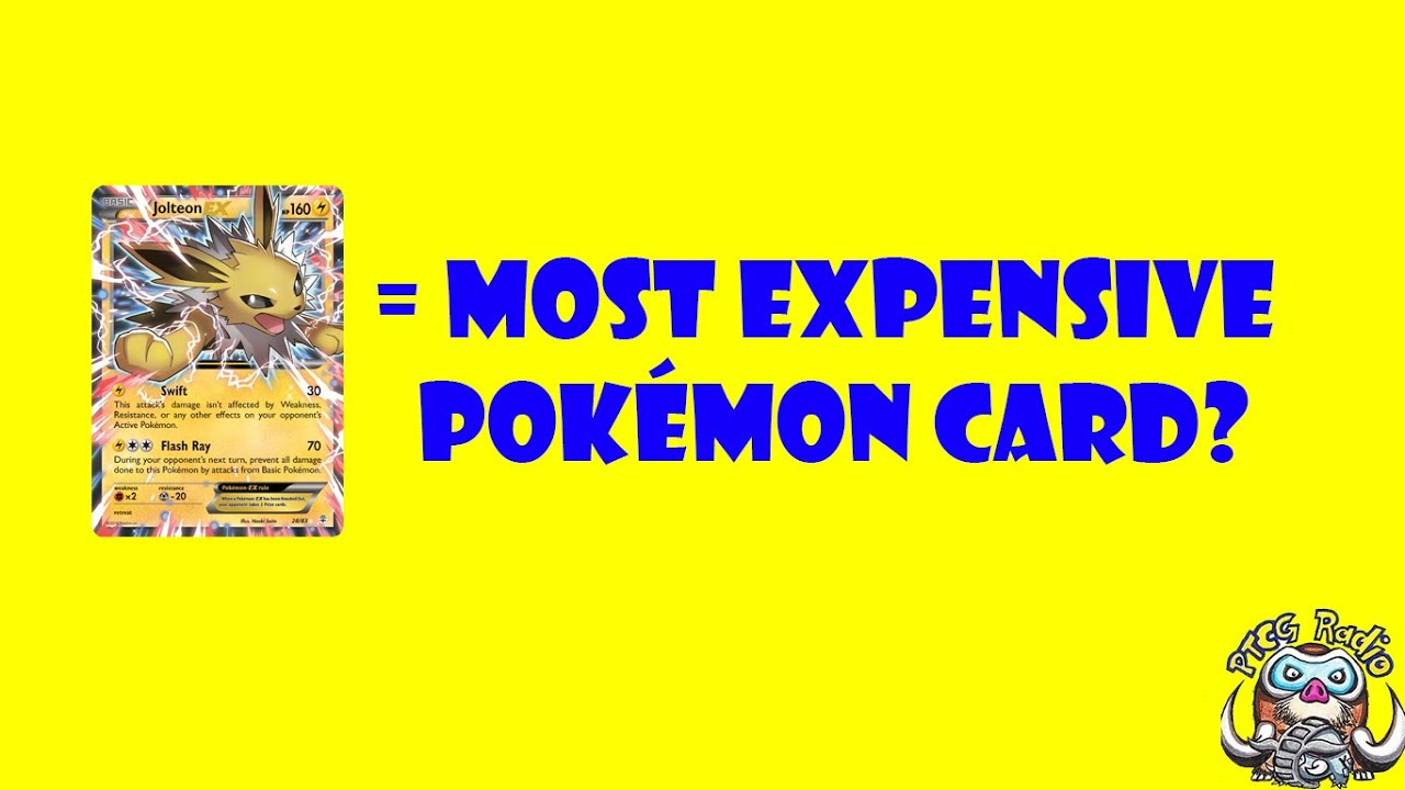 Why Is Jolteon Ex So Expensive? (Most Expensive Curent Pokémon Card)