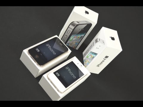 Apple iPhone 4S Unboxing (White & Black)