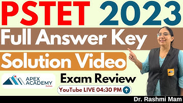 PSTET Answer Key 2023 | PSTET Answer Key 2023 Paper 2 Today | PSTET Answer Key 2023 Paper 2 SST |