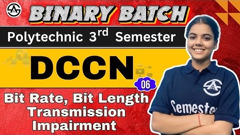 #06 DCCN Chapter-1: Transmission Media  | Polytechnic 3rd Semester | Binary Batch