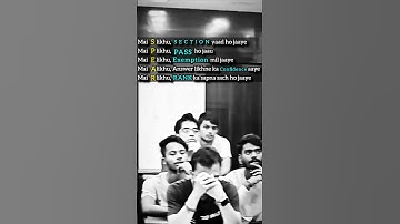 POV - Every CA, CS & CMA Students During Exam- Time #trending #cacsdivyaagarwal