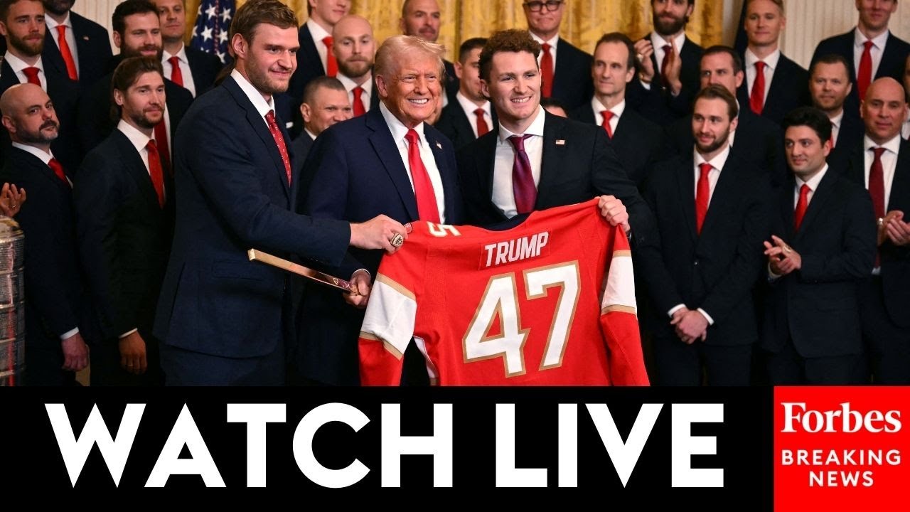 WATCH LIVE: President Trump Hosts The 2025 Stanley Cup Champion Florida Panthers At The White House