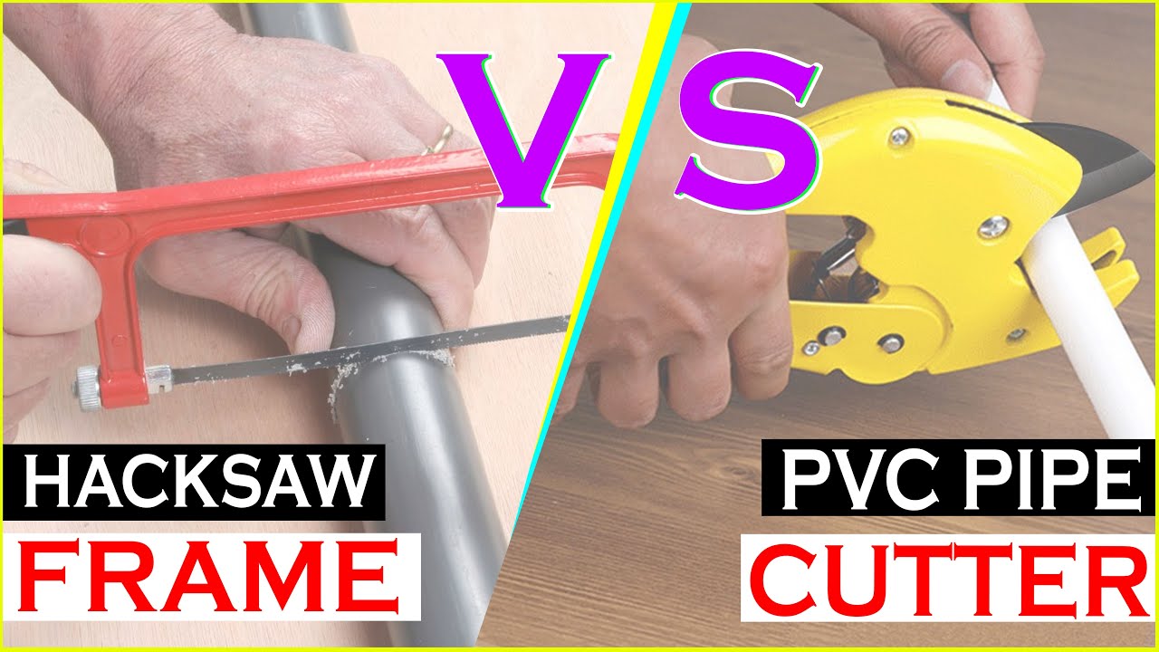 Step-by-step: cutting PVC with a pipe cutter