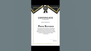Design a Stunning Certificate in CorelDRAW #EmployeeAppreciation 🤔🤔🤔