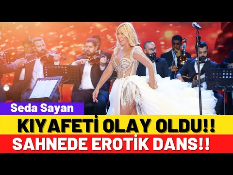 Seda Sayan cesur kıyafeti ile sahnede büyüledi! Kıyafeti olay oldu!