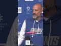 "Everyone here believes in Jameis" -OC Matt Nagy #giants #jameiswinston #shorts #nygiants