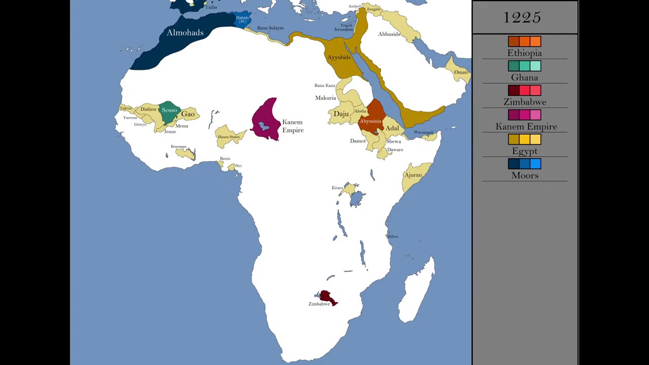 The History of Africa Every Year YouTube