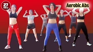 Aerobic Dance Easy Step l Aerobic Dance Workout For Beginners Step By Step l Aerobic abs