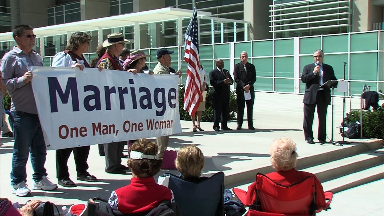 Protest Against Same Sex Marriage In San Diego Youtube 