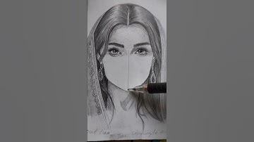Face Drawing technique 🤗❤️#shorts #art #drawing #artist #satisfying