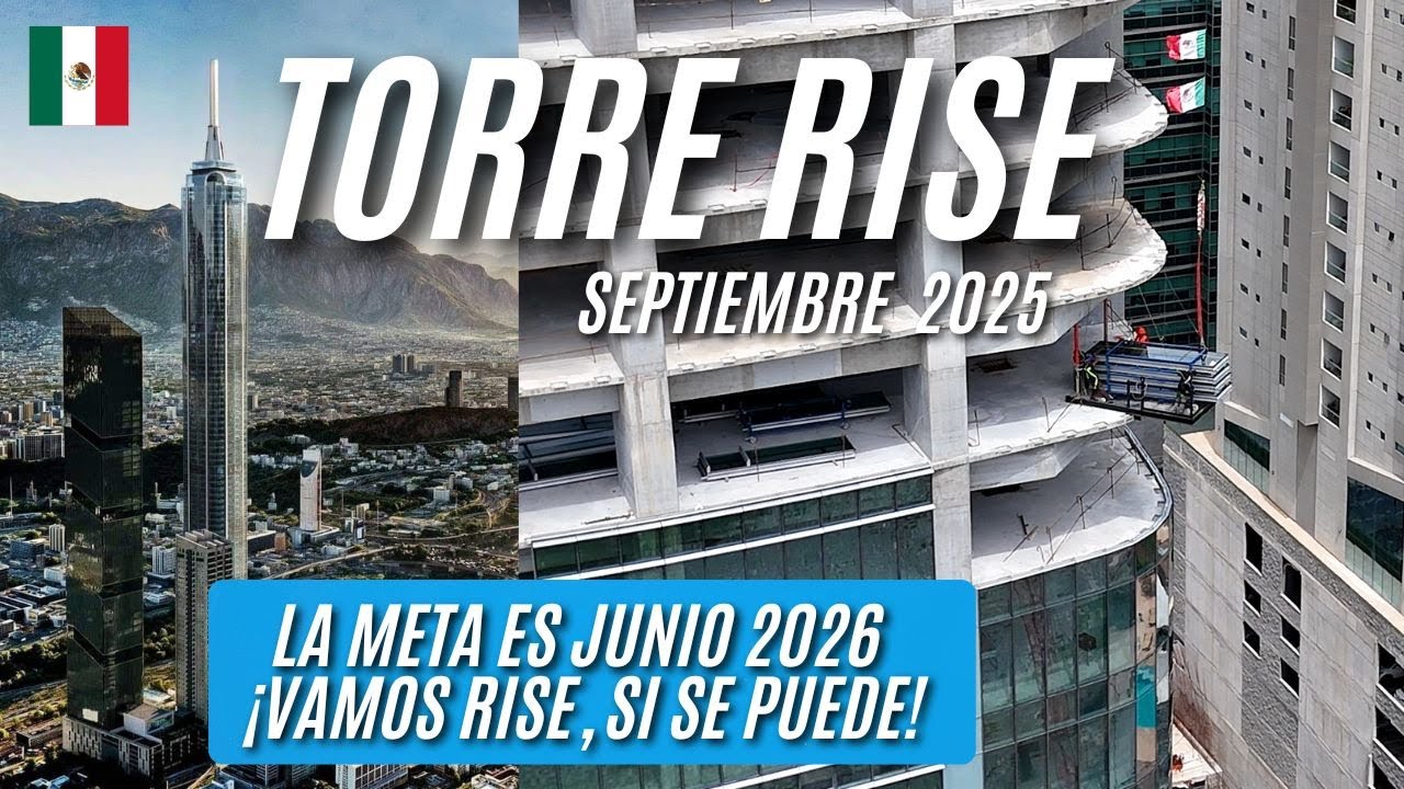 TORRE RISE (475m) Avance de construcción septiembre 2025 creciendo el ...