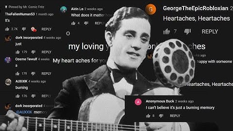 Youtube sing Heartaches by Al Bowlly [It