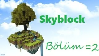 Minecraft Skyblock Bölüm Kaktüse Dayama