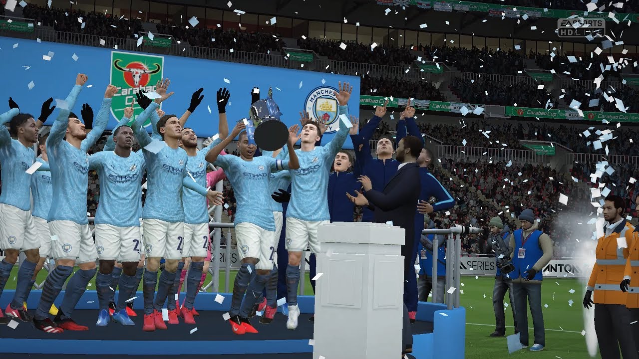Manchester City Vs Tottenham Hotspur Carabao Cup Final Efl Cup Final 25 04 2021 Fifa 16 Youtube When Is The Carabao Cup Final 2022