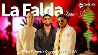 La Falda Remix IA (YanplayCO) - Myke Towers Ft Anuel AA & Quevedo