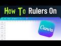 How to Have Rulers in Canva (Show Rulers & Guides)