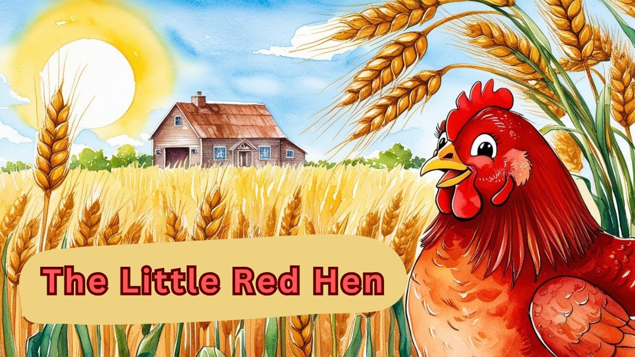 The Little Red Hen 🐔 Bedtime Stories For Kids - YouTube