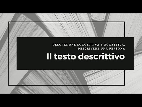 Video: Differenza Tra Descrivere E Discutere