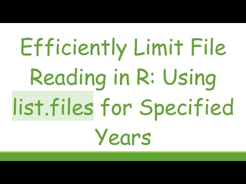 Efficiently Limit File