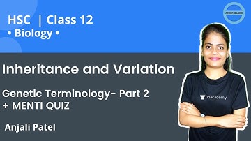 Inheritance and Variation | Genetic Terminology- Part 2 + MENTI QUIZ | Anjali Patel