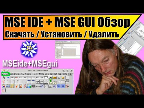 MSE IDE + MSE GUI / Обзор / Открытая бесплатная среда Pascal / MSE Lang / Martin Schreiber / 2022