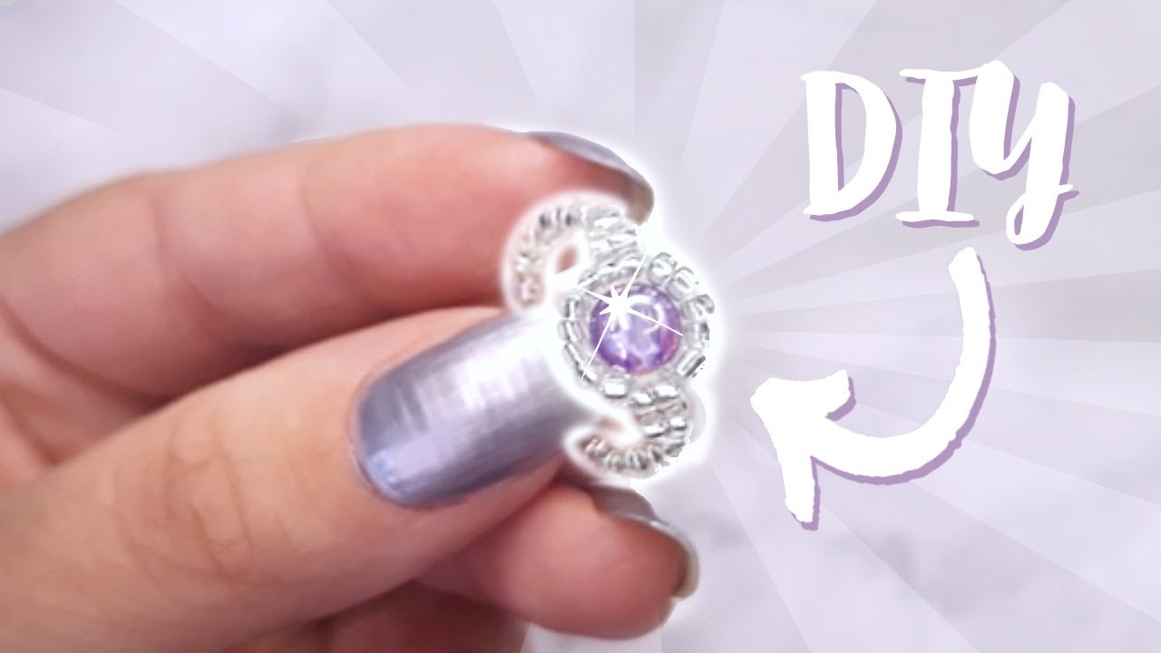 Beaded Ring Tutorial 💍 Easy DIY Jewelry YouTube