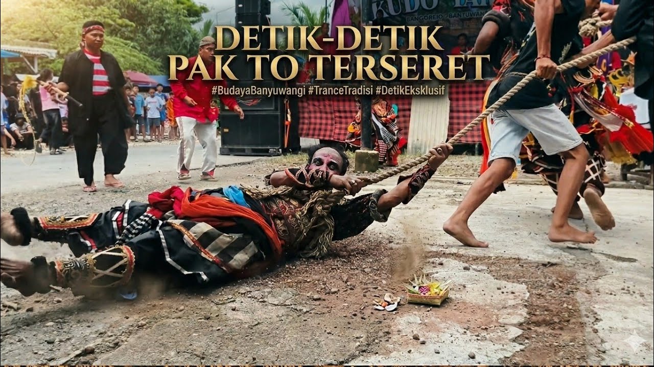 Detik-detik pak to gundul terseret - jaranan buto bondet ndadi full atraksi - jaranan Kudo yakso 