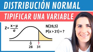 TIPIFICAR una Variable de una DISTRIBUCIÓN NORMAL  Probabilidad