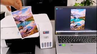How To Print Document & Photo From Computer Laptop PC To Epson Ecotank ET2876