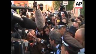Package bombs exploded at the Swiss and Chilean embassies in the Italian capital, injuring the two p